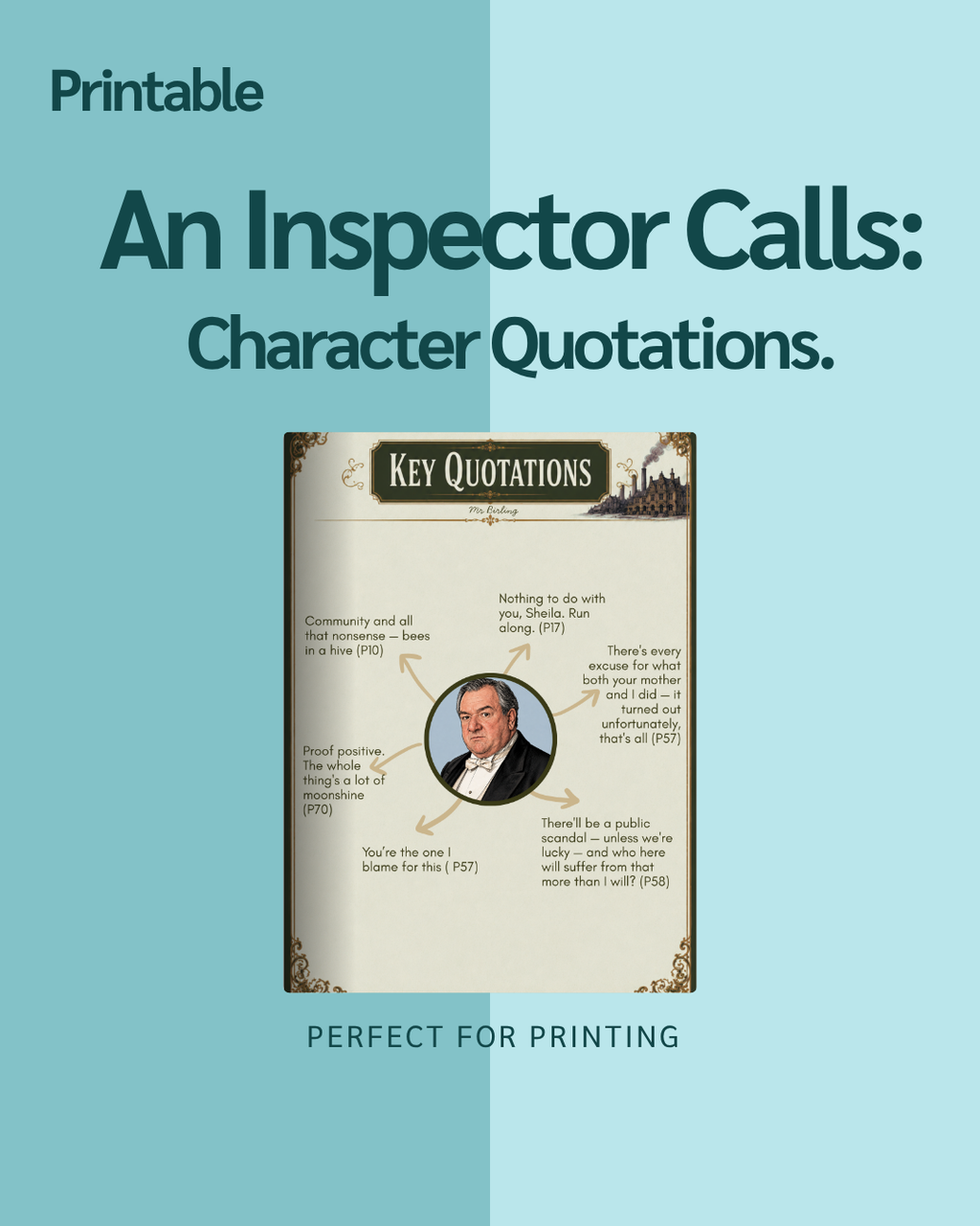 An Inspector Calls Character Quotations