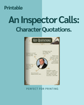 An Inspector Calls Character Quotations