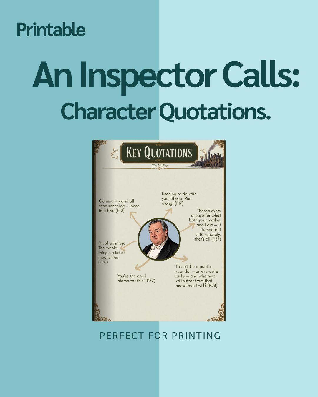 An Inspector Calls Character Quotations