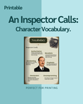 An Inspector Calls, Character Vocabulary