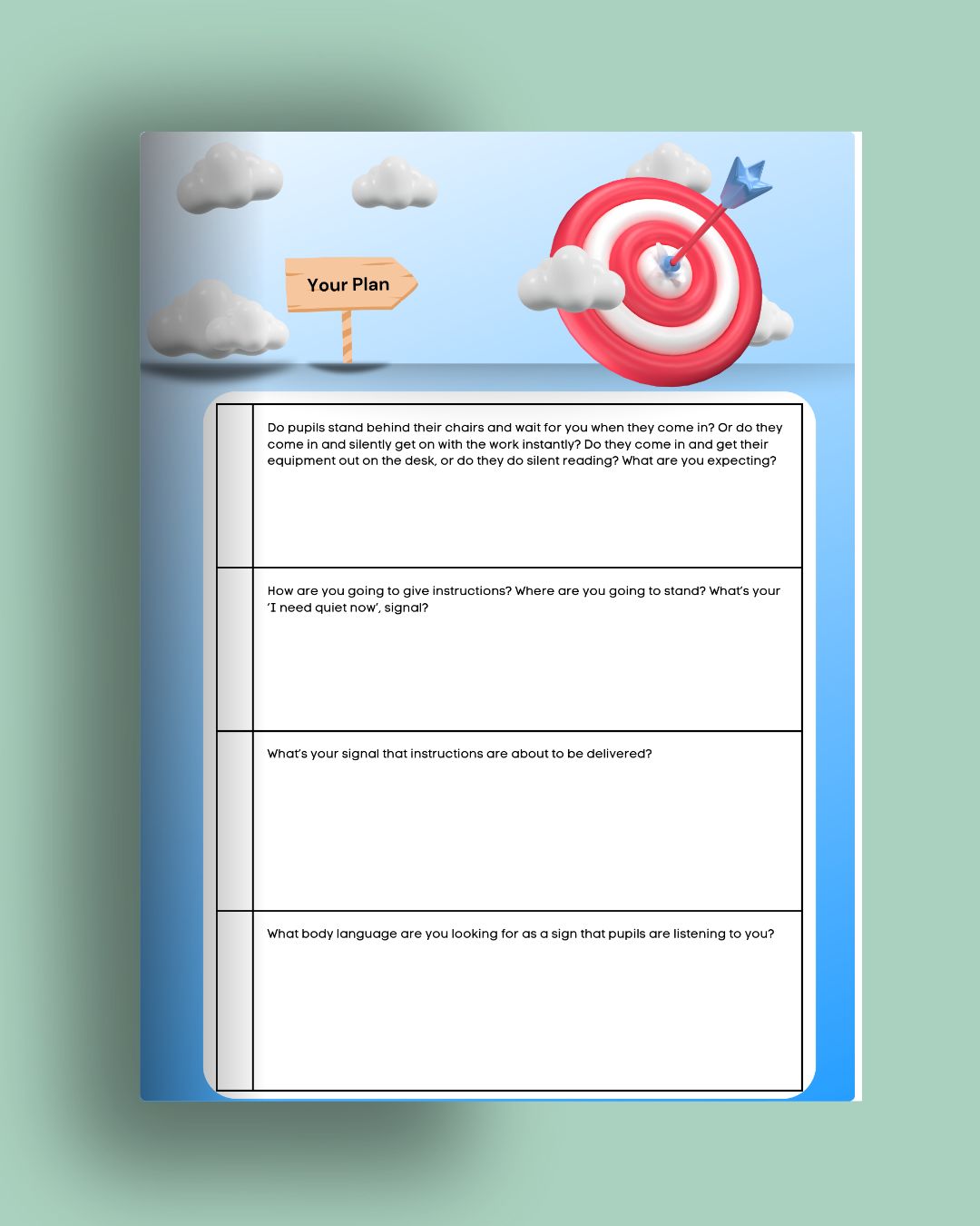 Behaviour For Learning Workbook
