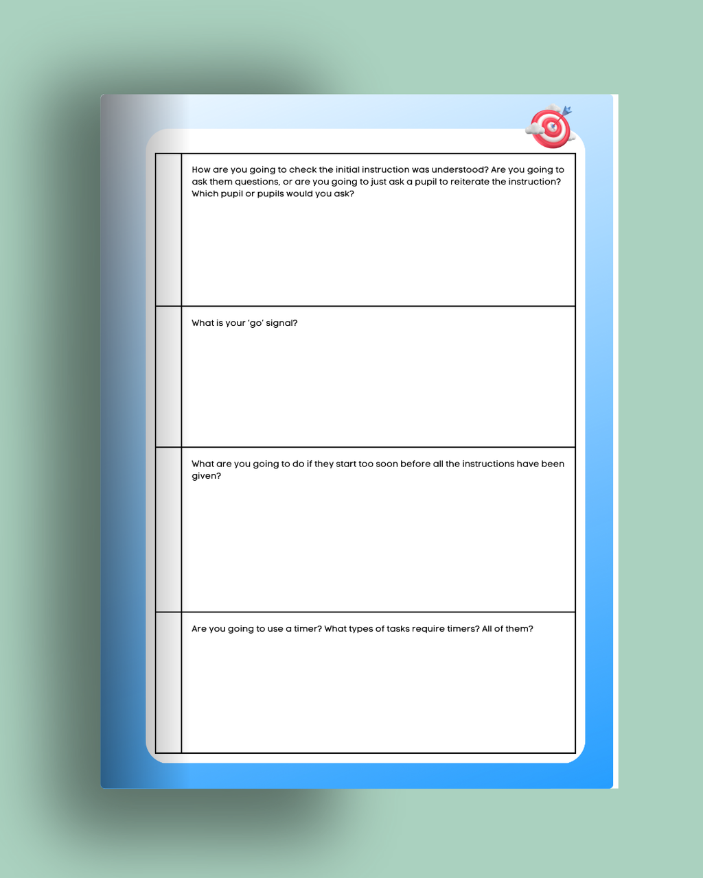 Behaviour For Learning Workbook