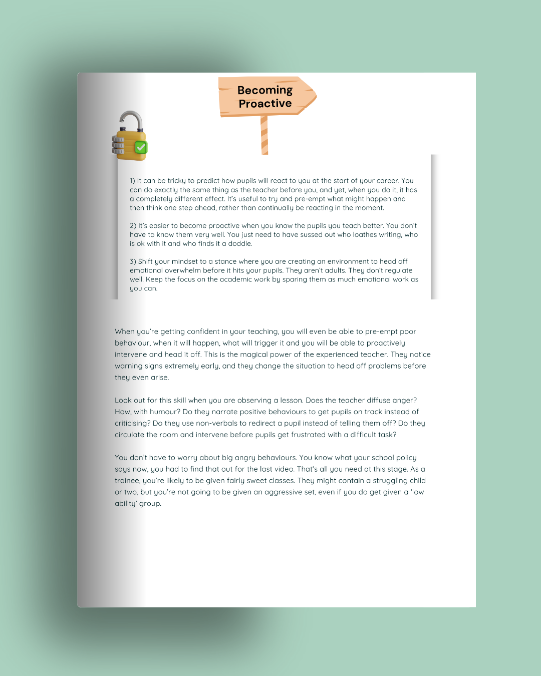 Behaviour For Learning Workbook