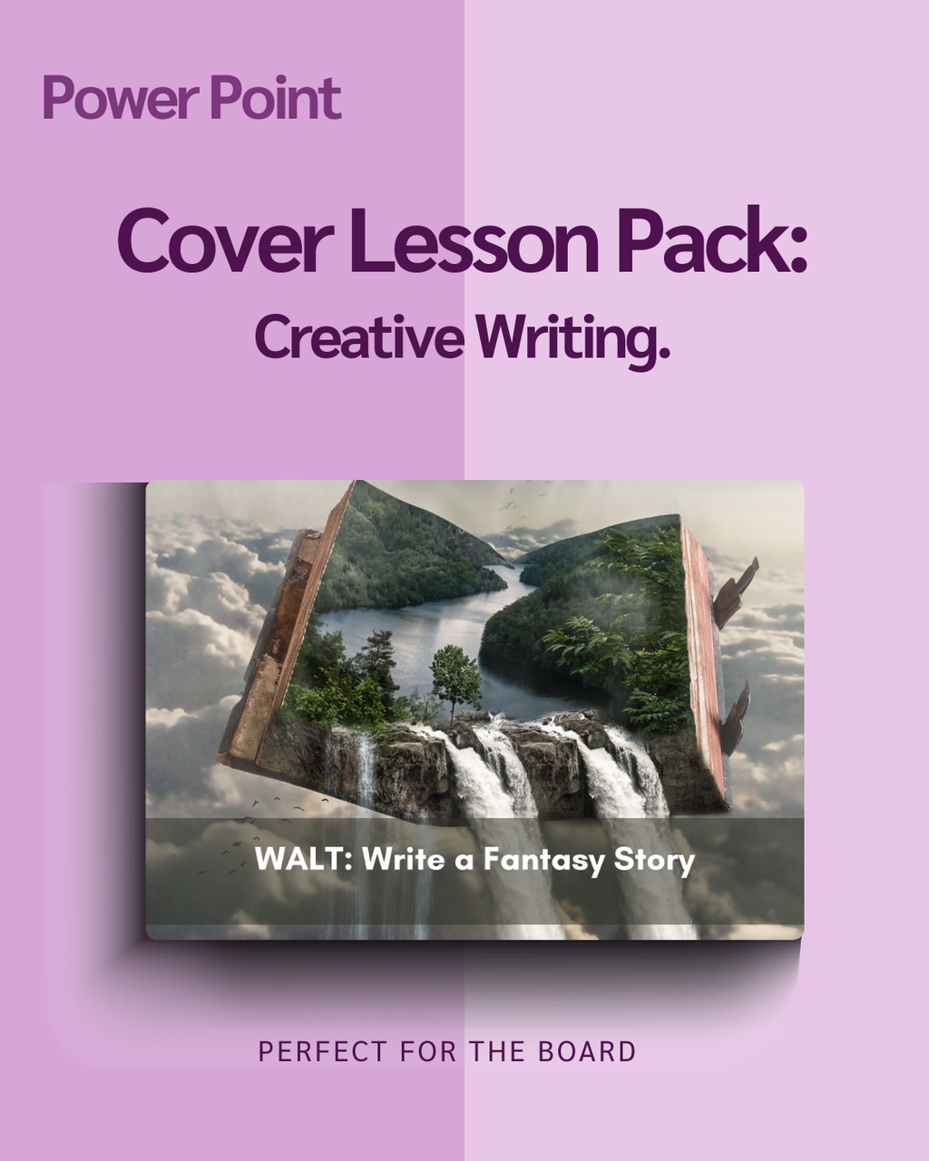 4 Fantasy Writing Lessons I made for cover work