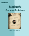 Macbeth Character Quotations