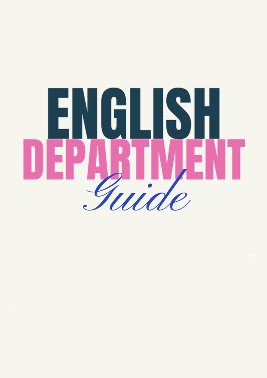 Open day booklet for your English department