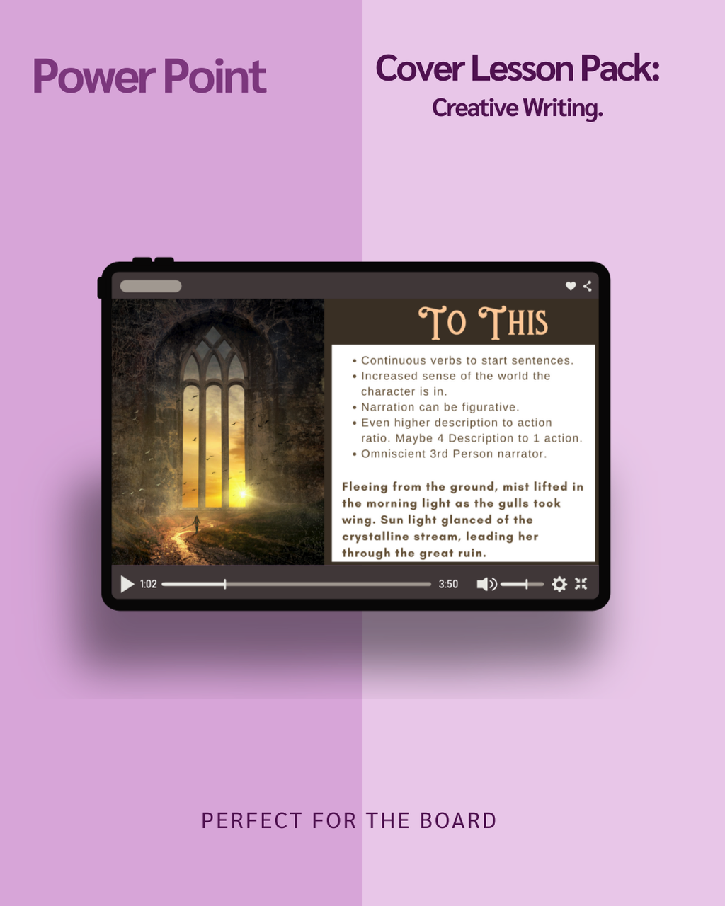 4 Fantasy Writing Lessons I made for cover work